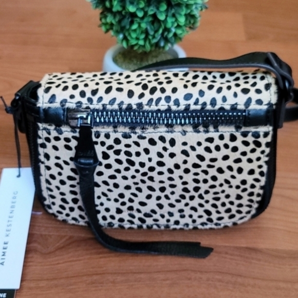Aimee Kestenberg Handbags - AIMEE KESTENBERG Sorrento Cheetah Printed Calf Hair Crossbody Bag